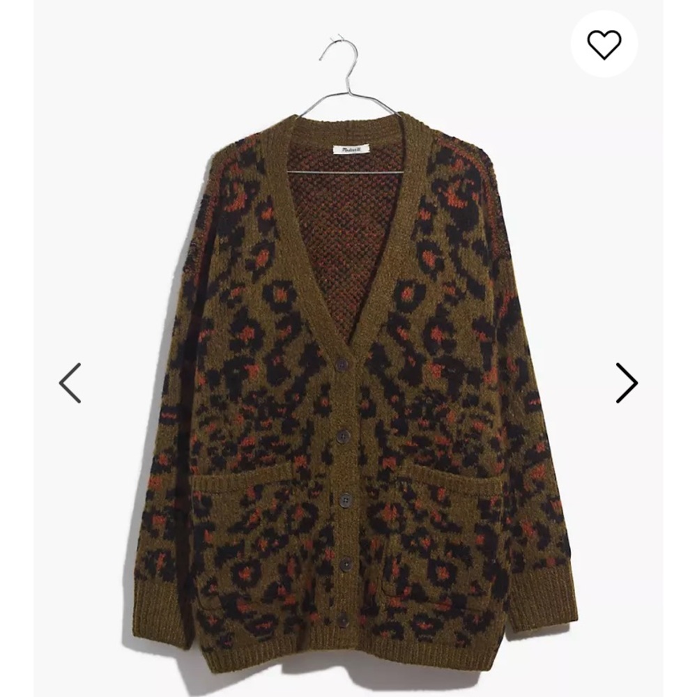 Madewell jungle cat cardigan